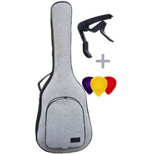 Klasik Gitar Çantası - Kılıf - Siyah Fitil - Su Geçirmez-gtrgriblack001