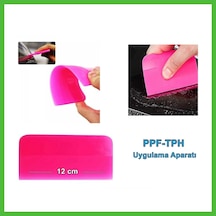 Vaveni Ppf/tph Silikon Çekçek Ragle Cam Filmi Çekme Uygulama Aparatı Pembe 12x7.5cm Arz