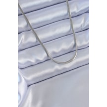 Ezoconcept 316l Çelik Gümüş Renk İnce İtalyan Zincir Model 60 Cm Kadın Kolye Çok Renkli