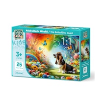 Art Çocuk Kelebeklerin Misafiri 25 Parça Puzzle