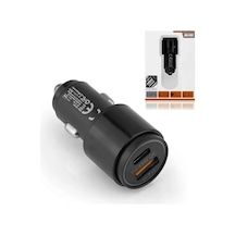 45w Pd Usb Oto Şarj Kafa Şarj Çakmaklık Adaptörü, Usb-c Ve Usb-a Çıkışlı, İphone Ve Android Uyumlu
