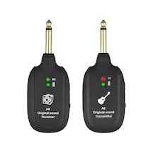 Kablosuz Profesyonel Şarj Edilebilir Gitar & Anfi Ses Aktarıcı Alıcı Verici