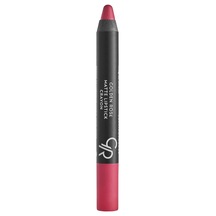 Matte Lipstick Crayon No: 17 - Besleyici Nemlendirici Mat Kalem Ruj Çok Renkli