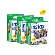 Fuji Instax Wide 210 ve 300 için 60 Pozluk Instax Film