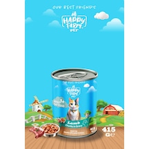 Happy Farm Yaş Kedi Maması Kuzu Etli 415 Gr 24 Adet