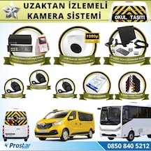 Okul Servis Kamera Sistemi Seti Uzaktan Izlemeli 4 Kameralı 7&quot Hdmi Monitör 320 Gb Harddisk Dahil