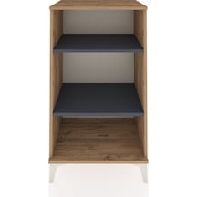 Hyperion Komodin 2 Raflı 60x44x106 Çam-antrasit Atlas Çam