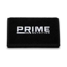 Prime Nutrition Beyaz Logo 30x100 Siyah Havlu