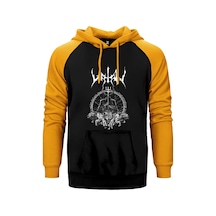 Watain Wolves Sarı Renk Reglan Kol Kapşonlu Sweatshirt Sarı