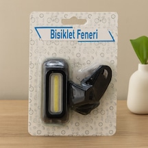Pilli 4 Fonksiyonlu Bisiklet Feneri Renkli & Beyaz