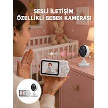2.8 İnç Ekranlı Bebek Kamerası Gece Görüşlü Ve Sesli İletişim Yeni Nesil 88846531