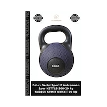 Delux Serisi Sportif Antrenman Spor Kettle-300-20 Kg Kauçuk Kettle Dambıl 20 Kg