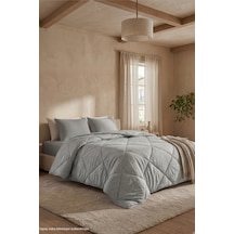 Formeya Antrasit Gri Soft Kışlık Yorgan Tek Kişilik 155X215