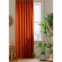 Home Color Home Kiremit Petek Kadife Dokulu Fon Perde Düz Dikişli Ekstrafor Büzgü 1.sınıf Kalite Diğer