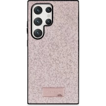Onegif Samsung Uyumlu Galaxy S23 Ultra Bright Simli Kapak - Pembe/