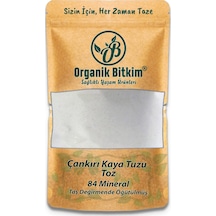 Organik Bitkim 84 Mineral Doğal Çankırı Kaya Tuzu Taş Değirmende Öğütülmüş 500 G