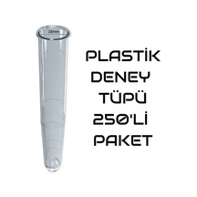 Plastik Deney Tüpü 250li Paket