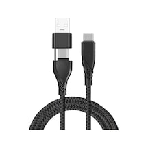 Ally 2in1 Usb Type C To Pd Kablosu+usb Kablo- 5775 Standart