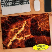 Doğal Afet Yanardağı Lavları 240 Parça Puzzle Yapboz-2379109