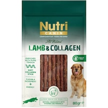 Nutri Canin Kuzu Eti Sargılı Kolajen Çubuk Tahılsız Köpek Et Ödülü 80 Gr