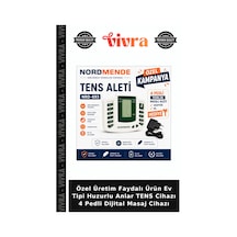 Özel Üretim Faydalı Ürün Ev Tipi Huzurlu Anlar Tens Cihazı 4 Pedli Dijital Masaj Cihazı