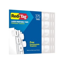 Lazer Yazıcı Uyumlu İndeks Etiketleri, 2,9 X 3,2 Cm, Beyaz, 375 Adet