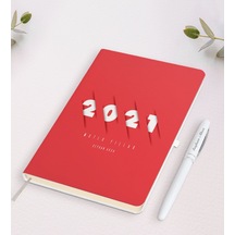 Kişiye Özel 2022 Mutlu Yıllar Beyaz Defter ve Kalem Seti-1 N11.2232 Beyaz