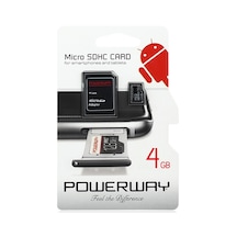 Powerway Pwr-4 Micro 4gb Micro Sd Hafıza Kartı