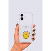 iPhone Uyumlu 16 Kartlıklı Gülücük Desenli Kılıf Mh-hs5878-1752