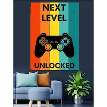 Ahşap Tablo Oyun Konsolu Gamer Posteri