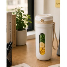 Spor Ve Seyahat İçin Taşınabilir Smoothie Blender Usb Şarj Destek