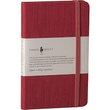 Fabio Ricci 1044 Alttan Lastlikli Kırmızı Kareli Defter Kırmızı