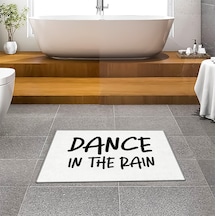 Evaşk Banyo Paspası İpeksi Kadifemsi Halı Yüzey Kaymaz Taban 60x90 BM02360B Beyaz