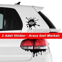 Chevrolet Rezzo Sticker 2Adet Kapı Far Tampon Bagaj Stickerı