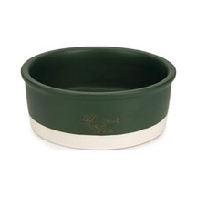 Dbl Köpek Mama Su Kabı, Seramik, Mat Yeşil, 20cm, 700ml
