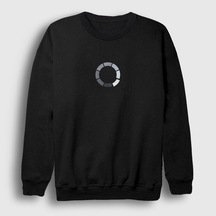 Presmono Unisex Loading V2 Black Mirror Sweatshirt
