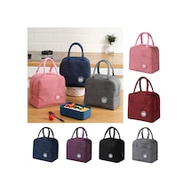 Yeni Taşınabilir Termal Yalıtımlı Öğle Yemeği Kutusu Soğutucu Çantası - Stokta Çok Renkli