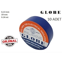 Globe Elektrikçi İzole Bant Mavi 10 Adet