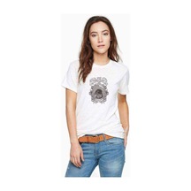 Muinaiset Baskılı Beyaz Kadın Tshirt