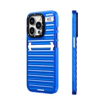 İphone 15 Pro Uyumlu Kılıf Youngkit Luggage Firefly Serisi Kapak Mavi