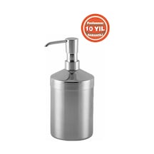 Çelik Banyo Paslanmaz Komple Pirinç Set Üstü Sıvı Sabunluk Gümüş