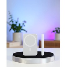 Kablosuz Magsafe Powerbank Apple iPhone Uyumlu, 10000 Mah, Isı Dağılımlı Diğer 78893490