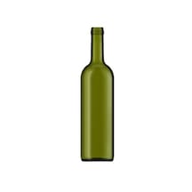 35 Adet 750Cc Cam Şişe Mantarlı Şarap Yağ Şişesi Zeytin Yeşili 59
