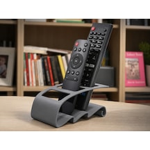 3d Baskı Tv Kumandası Ve Masaüstü Organizer - Uzaktan Kumanda Düzenleyici Stand-gri Çok Renkli