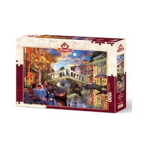 Rialto Köprüsü. Venedik 5372 1500 Parça