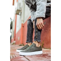 Pabucmarketi Günlük Erkek Ayakkabı Haki Yeşil Yeşil