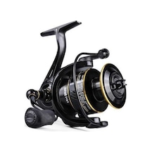 Novahub Yüksek Kaliteli Alüminyum Balıkçılık Makara Series 5000, 5.0:1 Dişli, 14+1 Bilyalı Rulman, Siyah