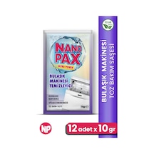 Bulaşık Makinesi Temizleyici Toz Bakım Saşesi 12 Adet X 10gr