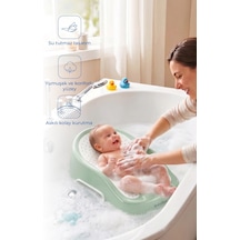 Babyjem Soft Banyo Desteği Bebek Yıkama Yardımcısı Soft Yeşil Çok Renkli