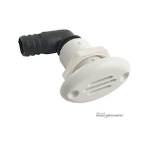 16mm Plastik Oval Tip 90 Derece Depo Havalandırma